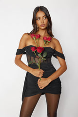 Make It Short Mini Dress Black