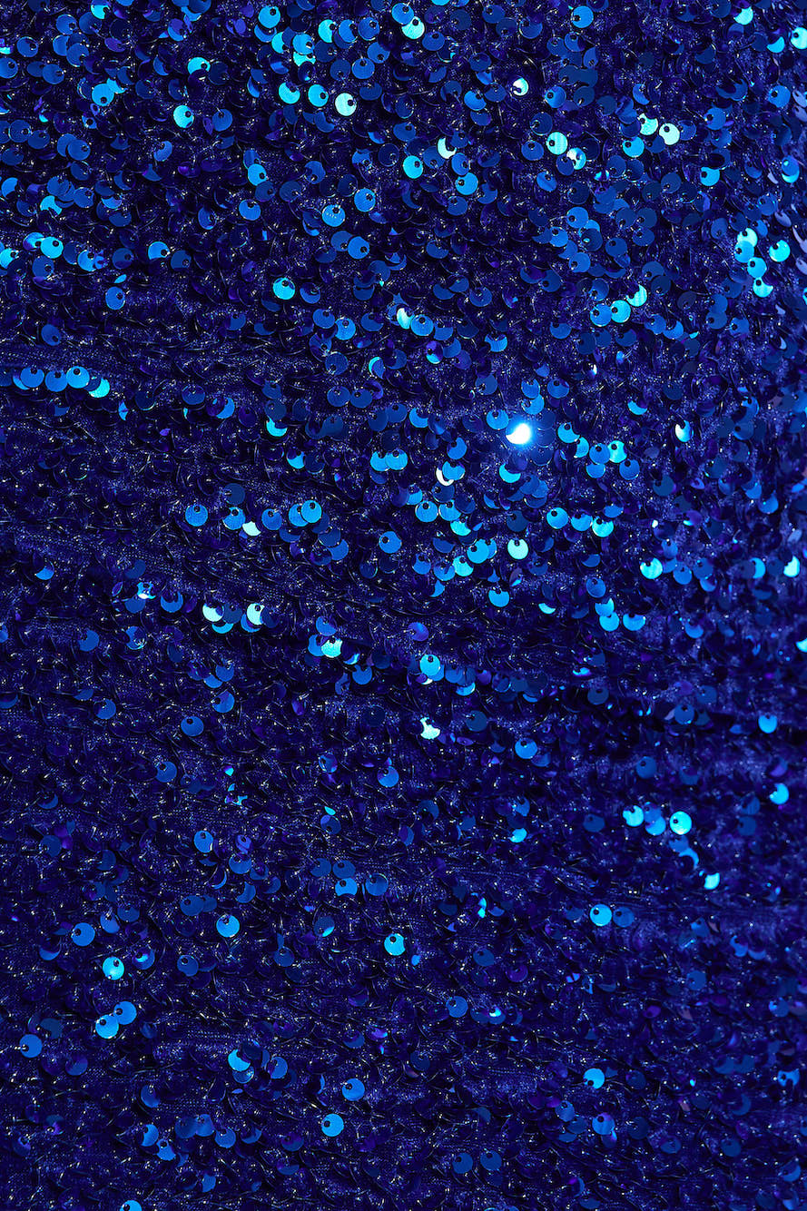 Miss Royal Sequin Mini Dress Blue