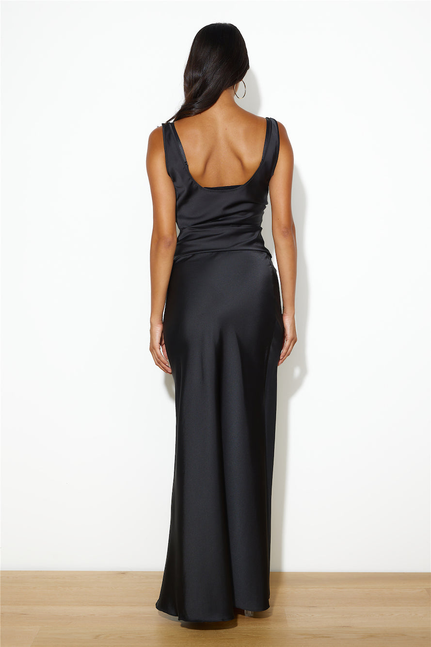 LIONESS Marmont Maxi Skirt Ink