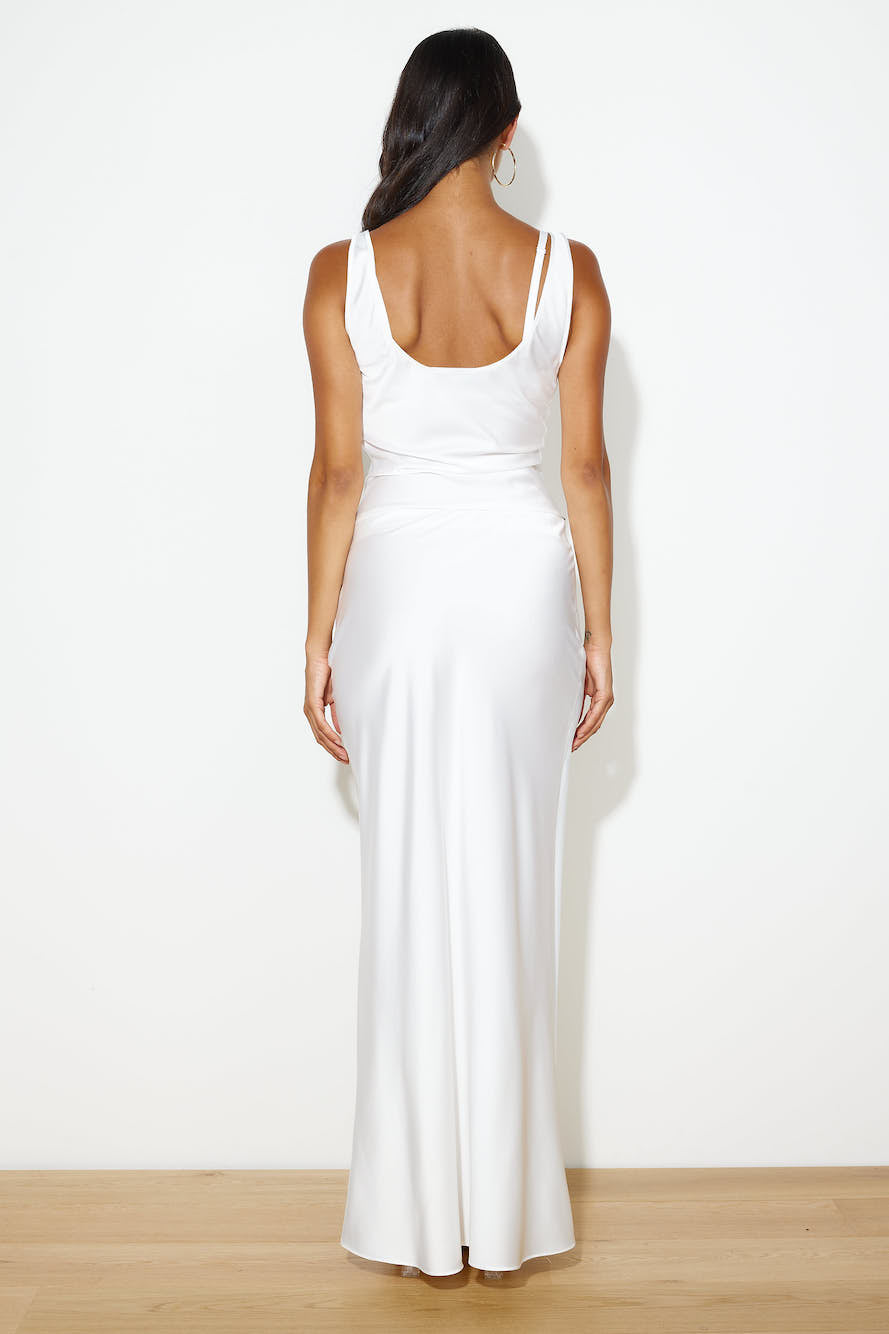 LIONESS Marmont Maxi Skirt Porcelain