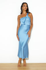 Adore Sunsets Midi Dress Blue