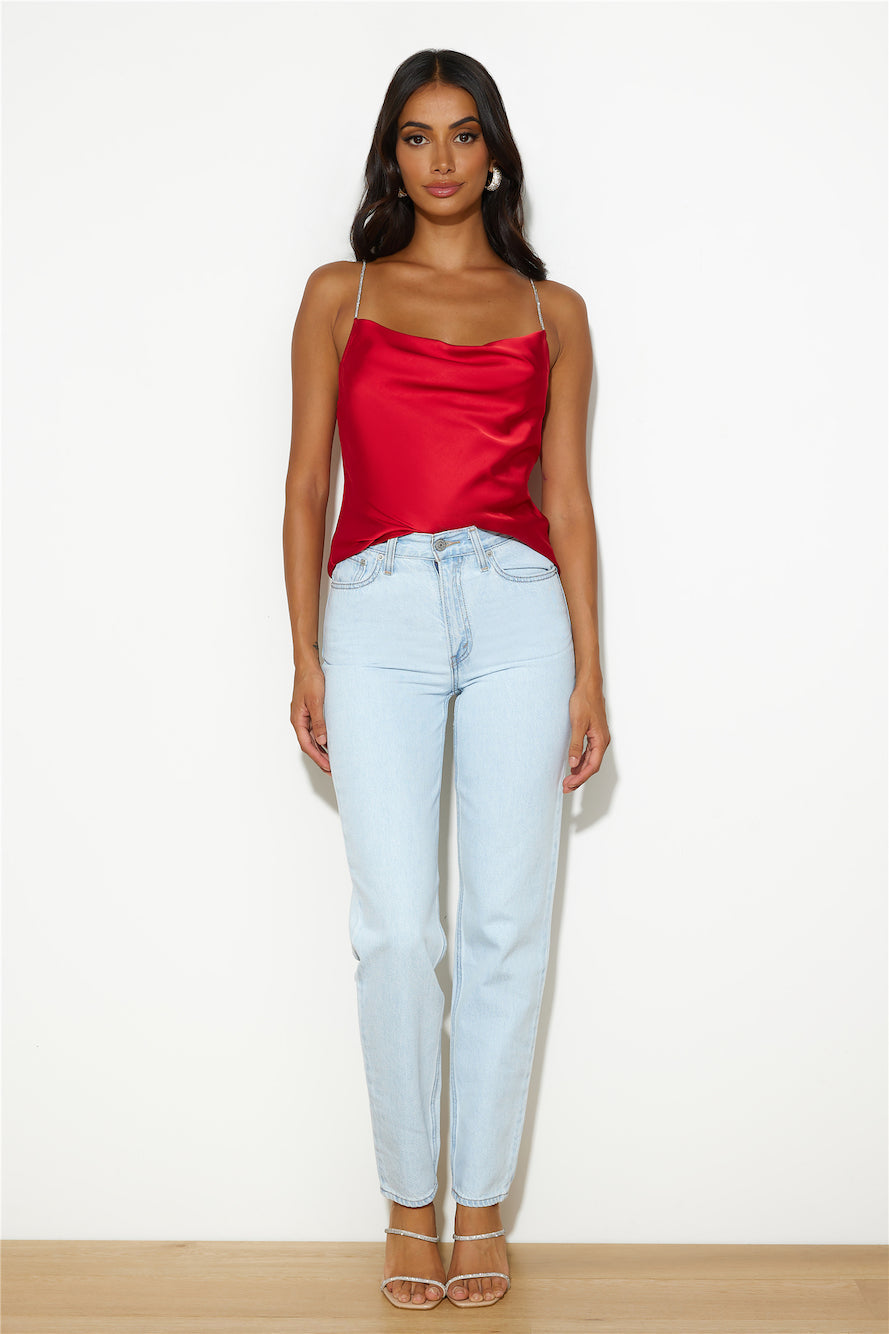Main Girl Top Red