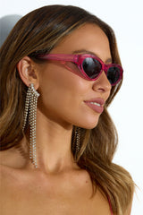 BANBE The Hailey Sunglasses Fuchsia Black