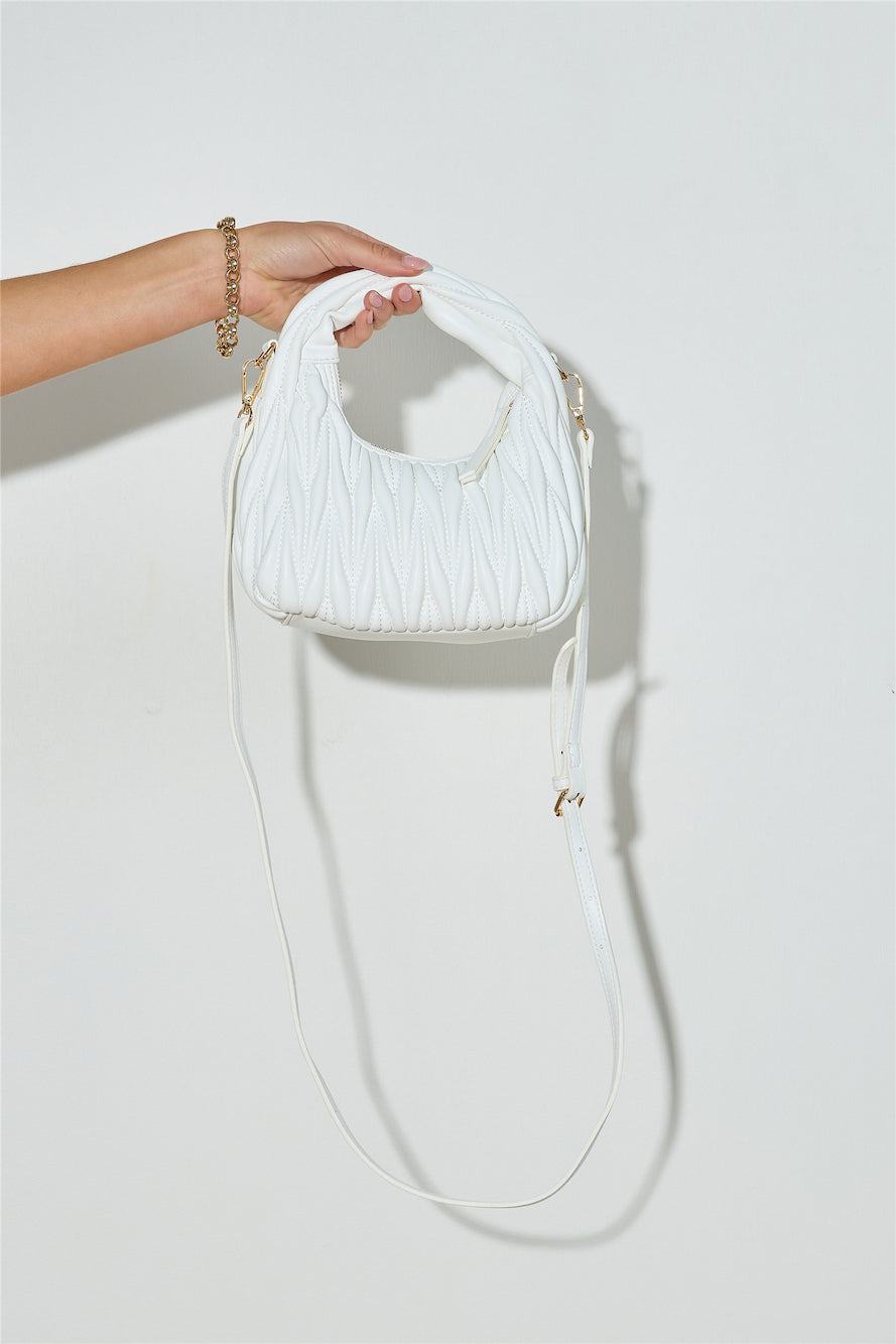 BILLINI Morgan Bag White Quilted