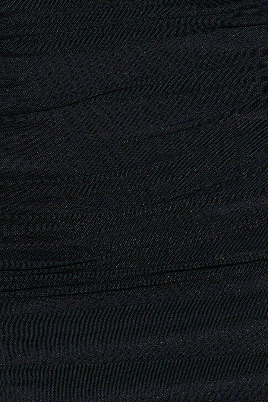 Night Strolls Midi Dress Midnight Black