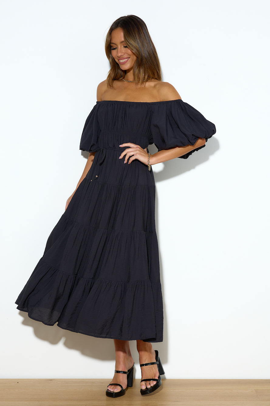 Dessert Run Maxi Dress Black