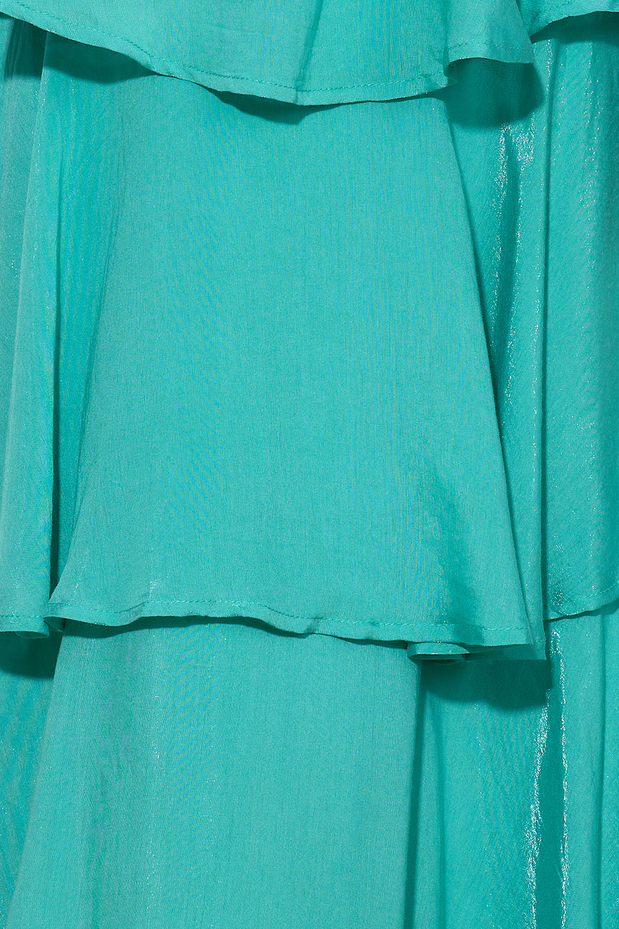 Luxe Vacation Maxi Dress Teal