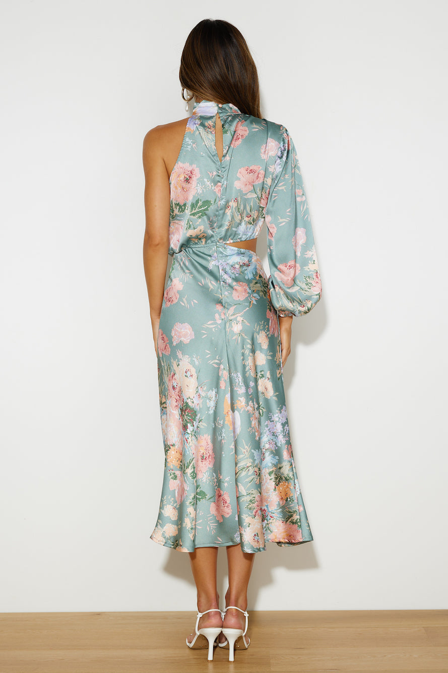 Everything You Need Midi Dress Sage