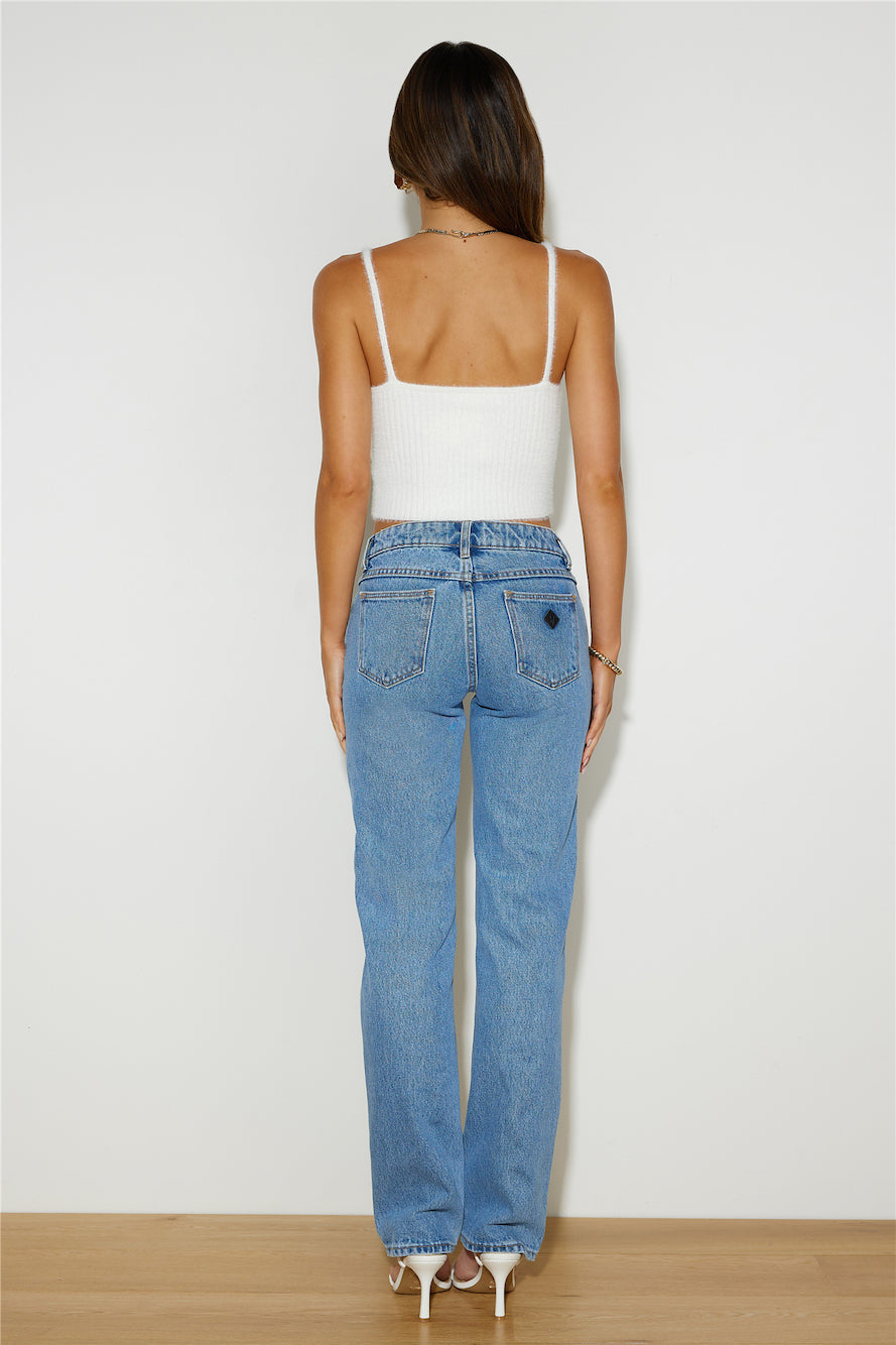 ABRAND A '99 Low Straight Jeans Katie Organic