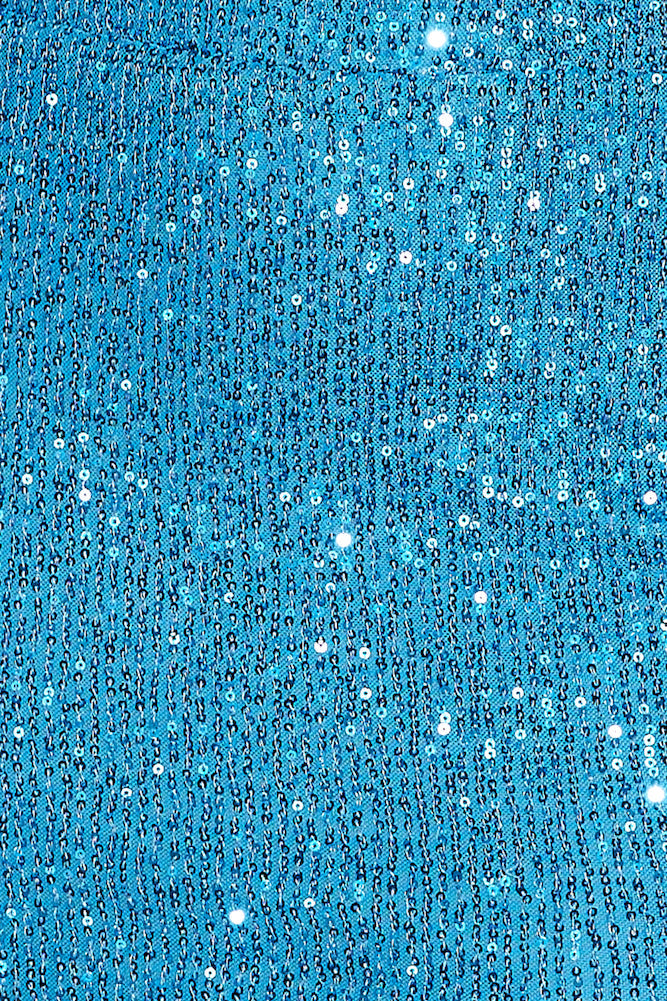 All Eyes On Her Sequin Midi Dress Blue