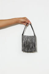 Dripping Diamonds Bag Black