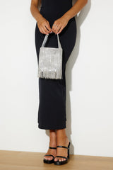 Dripping Diamonds Bag Silver