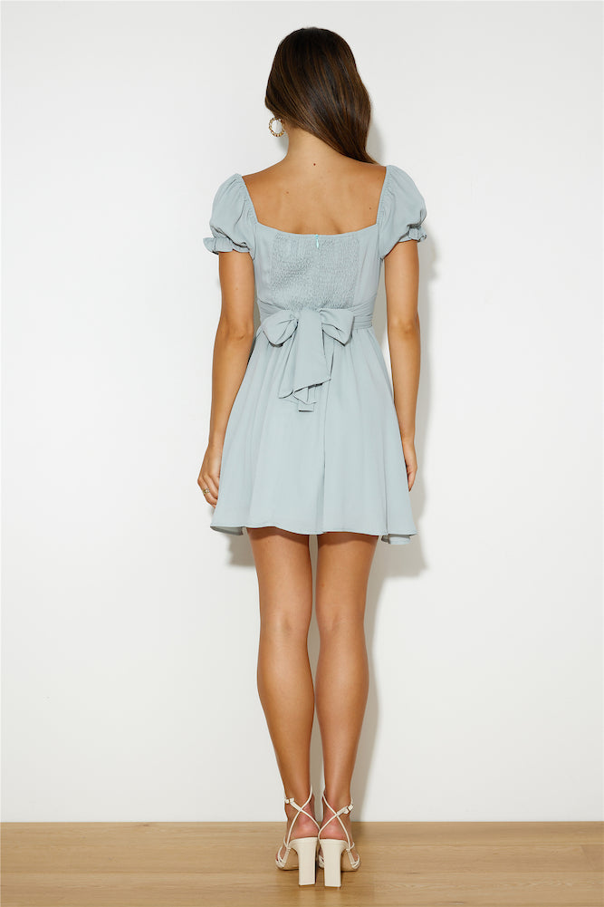Feeling Dreamy Mini Dress Sage