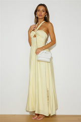 Coconut Island Maxi Dress Yellow