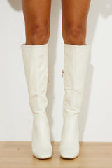 BILLINI May Boots Ivory Scale