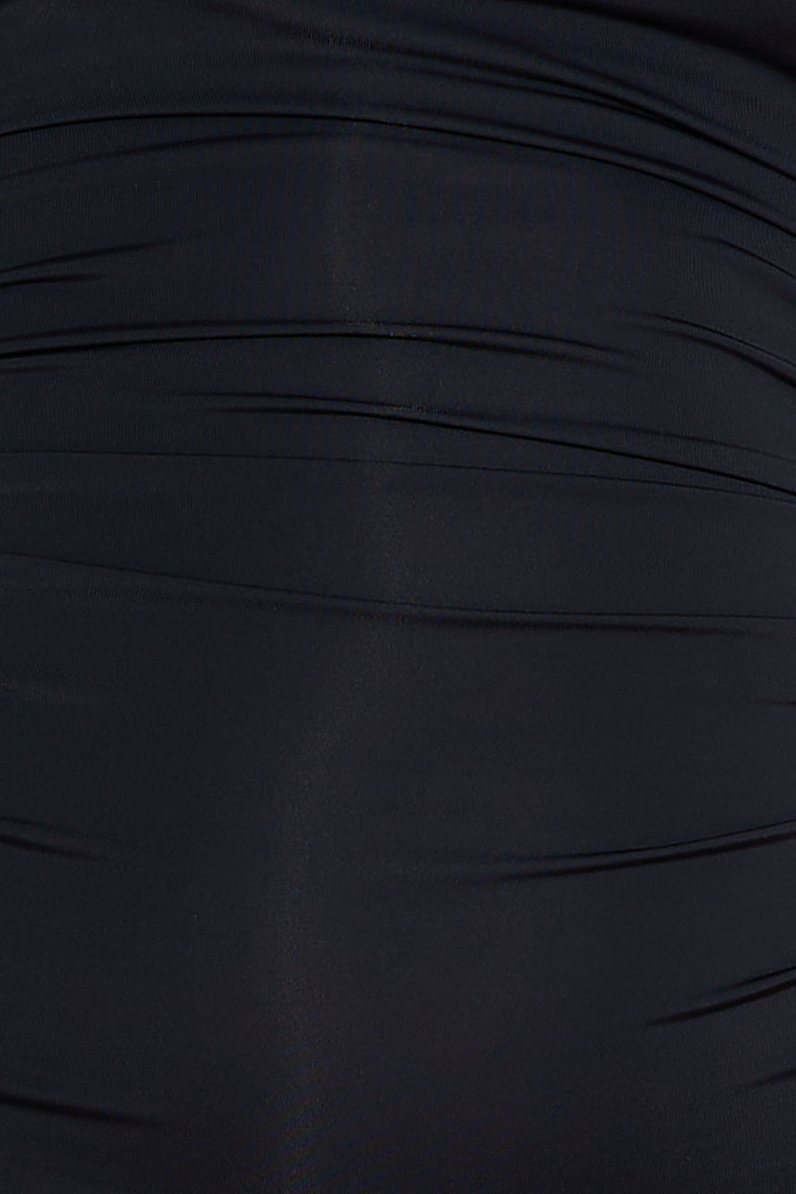LIONESS Rendezvous Strapless Dress Black