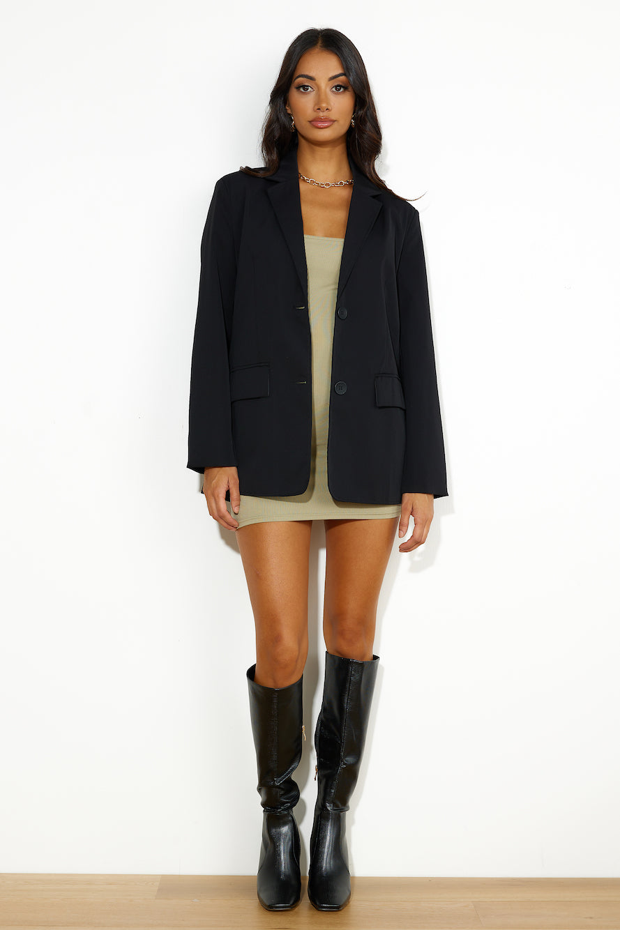 All The Hype Blazer Black