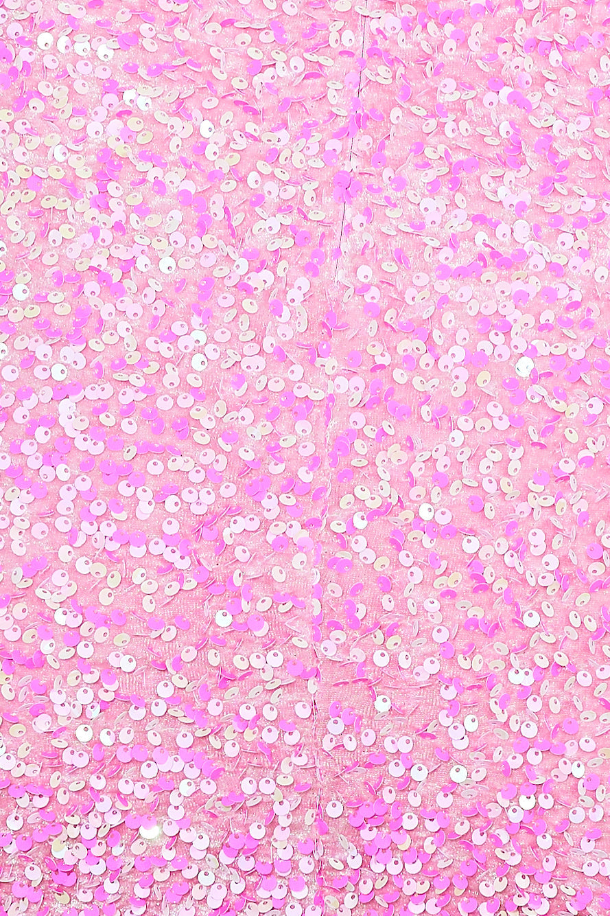 Party Lover Girl Sequin Mini Dress Pink