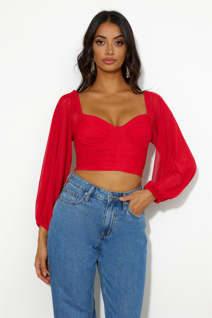 Enchanting Hymns Crop Red