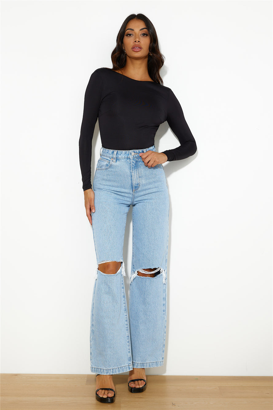 ABRAND A 94 High & Wide Estella Jeans Organic Light Blue