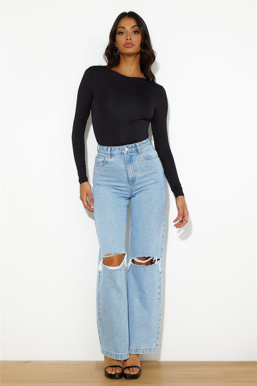 ABRAND A 94 High & Wide Estella Jeans Organic Light Blue