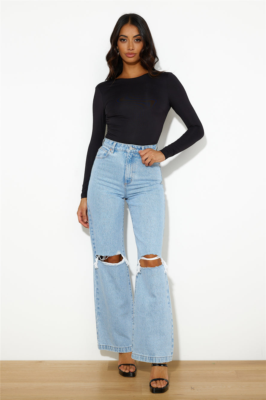 ABRAND A 94 High & Wide Estella Jeans Organic Light Blue