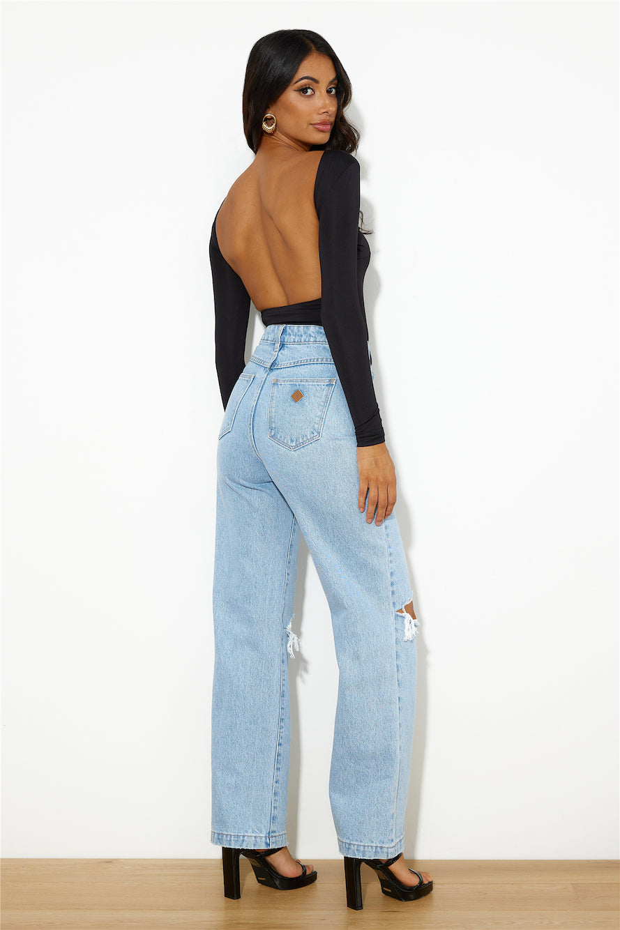 ABRAND A 94 High & Wide Estella Jeans Organic Light Blue