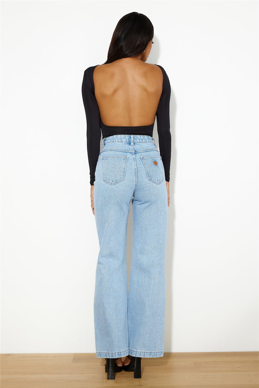 ABRAND A 94 High & Wide Estella Jeans Organic Light Blue
