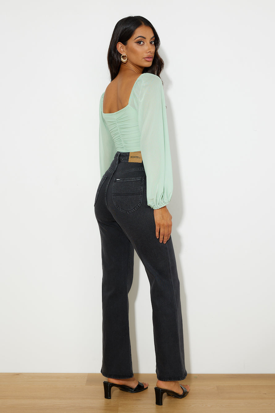 Enchanting Hymns Crop Light Green