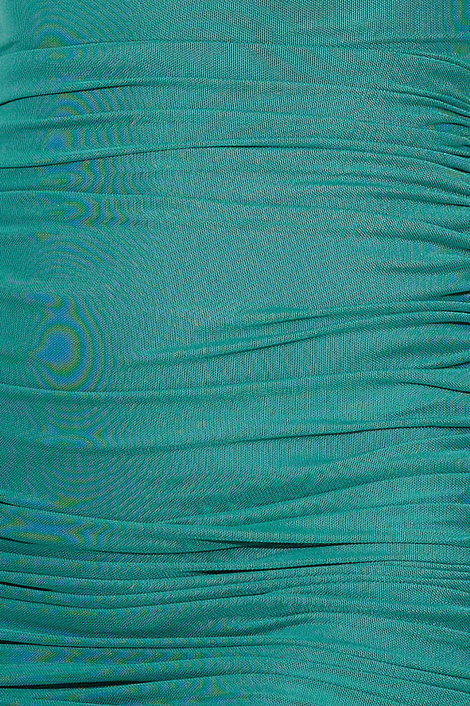 Hour To Party Mesh Mini Dress Green