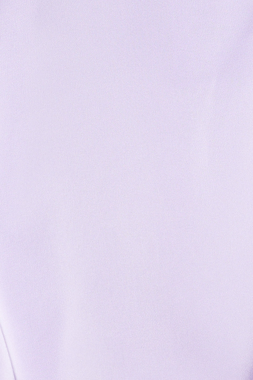 Impressive Style Satin Mini Dress Lilac