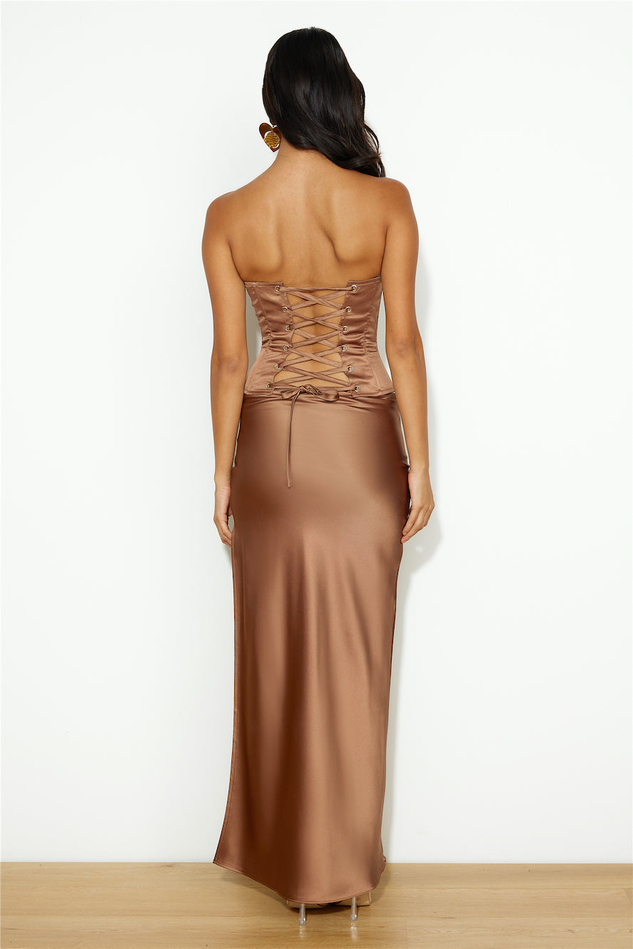 LIONESS Aniston Corset Russet