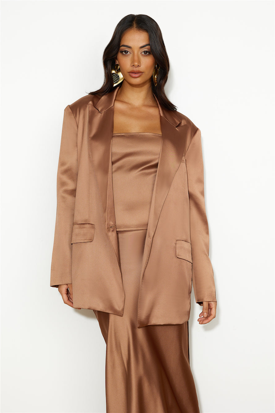 LIONESS NYC Blazer Russet