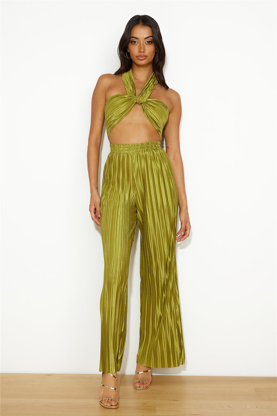 Loveline Crop Top Olive