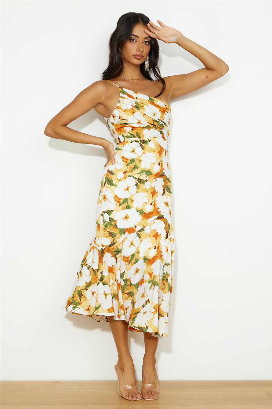 Dance Together Maxi Dress Orange
