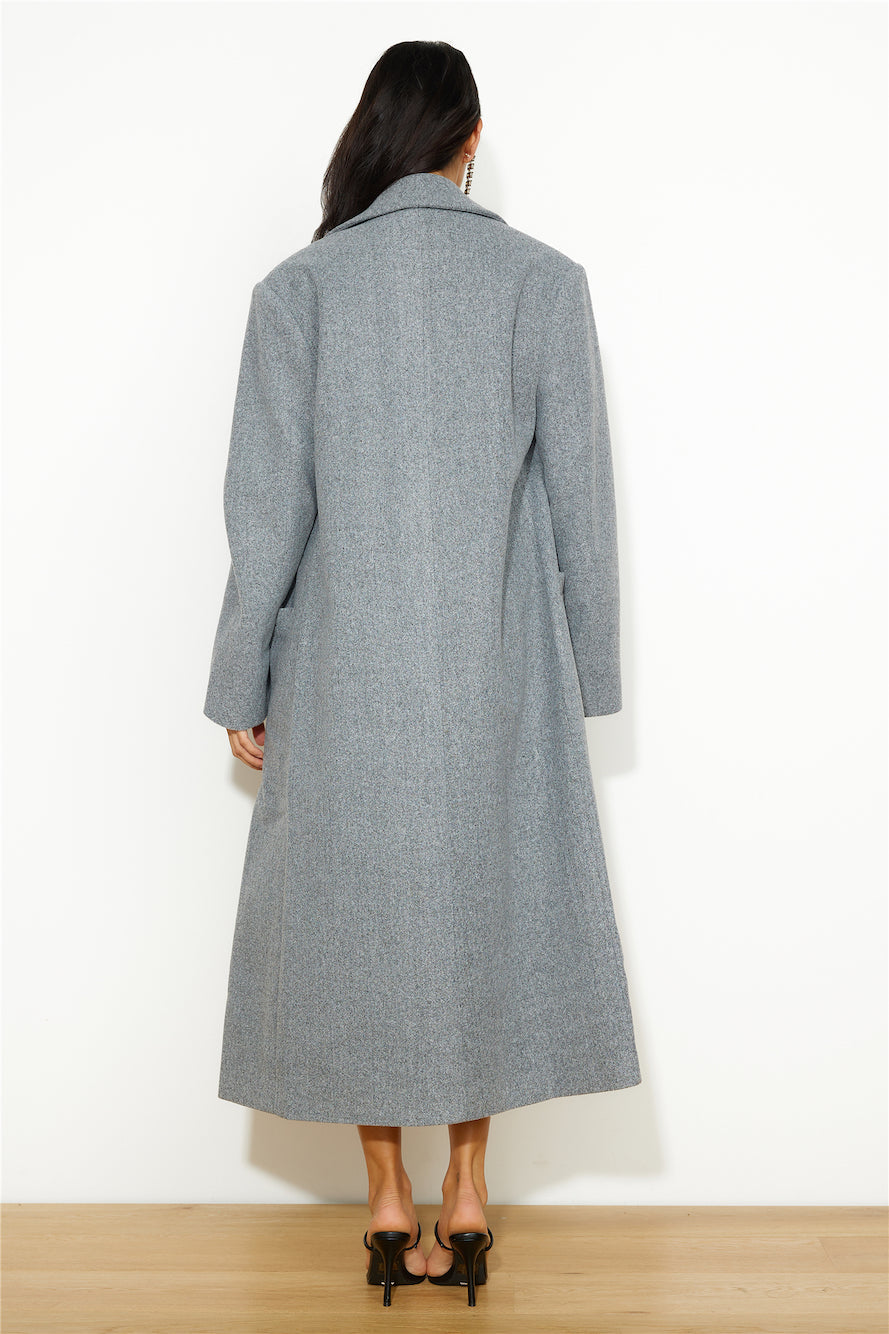 LIONESS Olsen Coat Slate