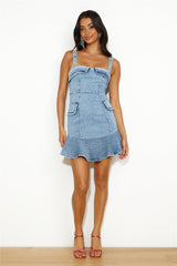 Denim Queen Mini Dress Denim