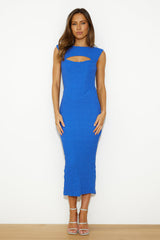 Made With Style Midi Dress Cobalt Blue