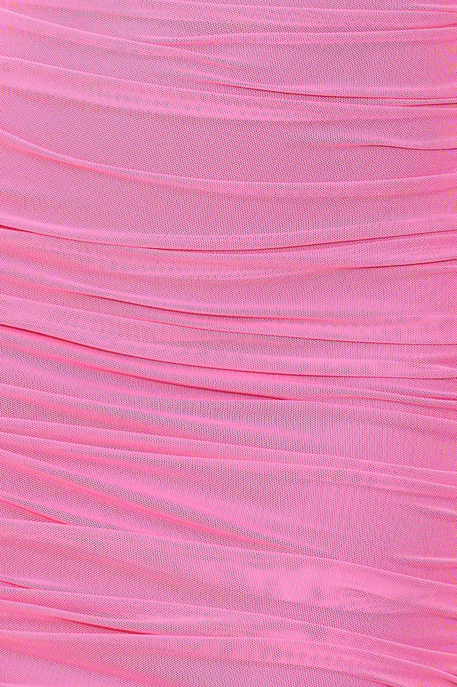 Party Girl Vibes Mesh Mini Dress Pink