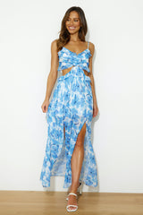 Ocean Girl Maxi Dress Blue