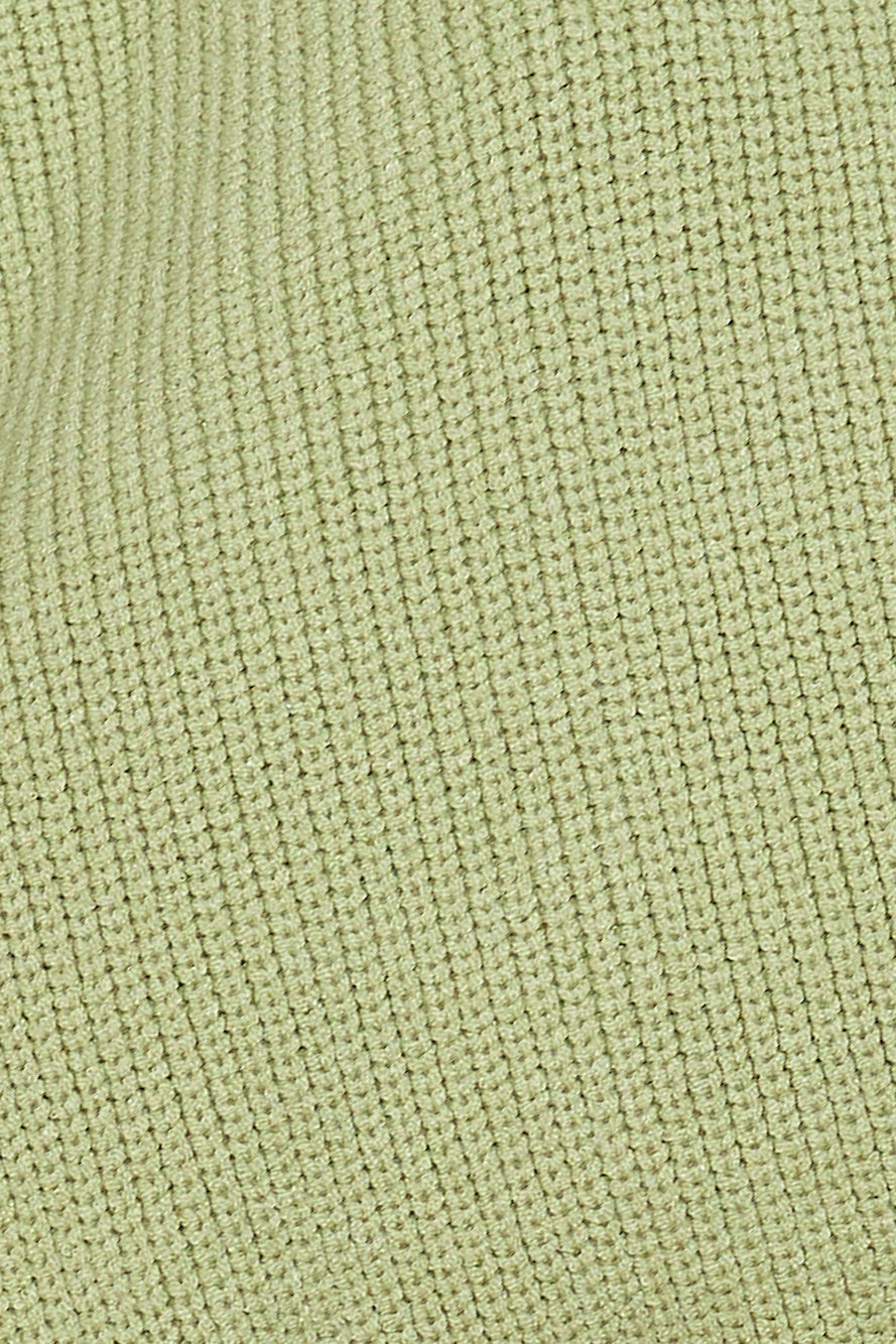 Aligned With You Knit Top Green