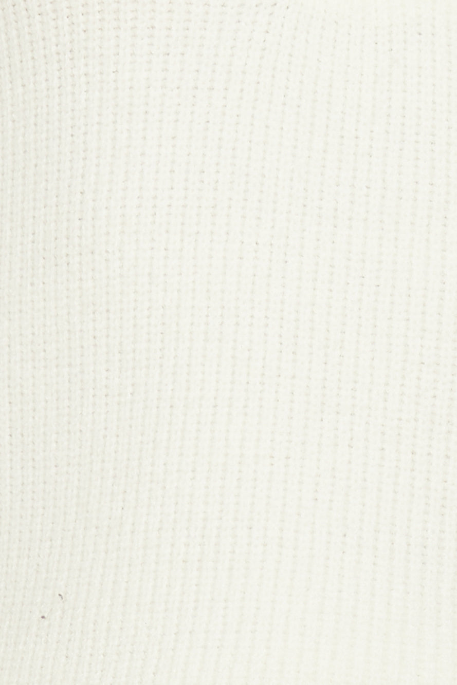 Frosty Days Knit Sweater White