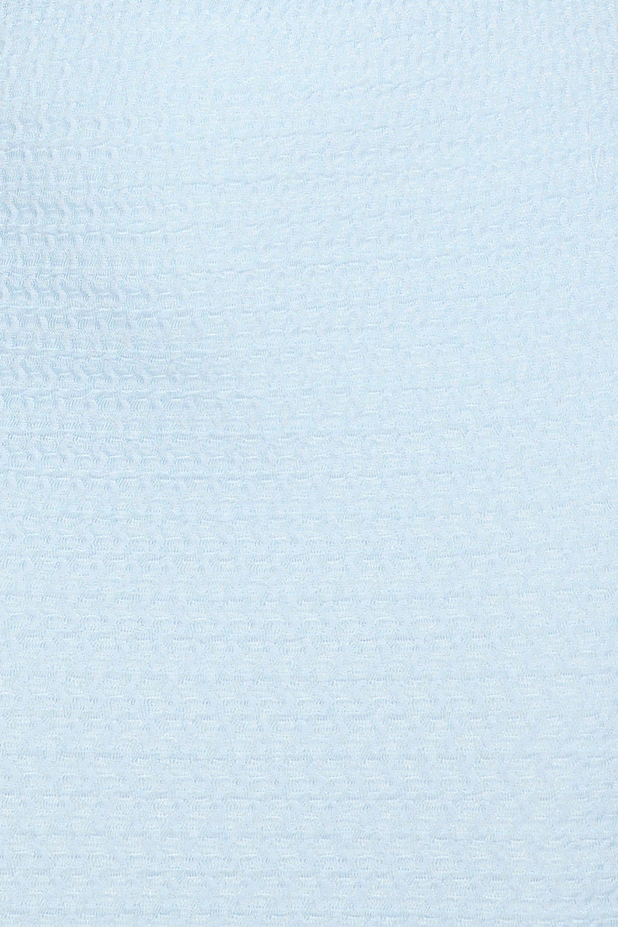 Island At Dusk Crop Top Blue