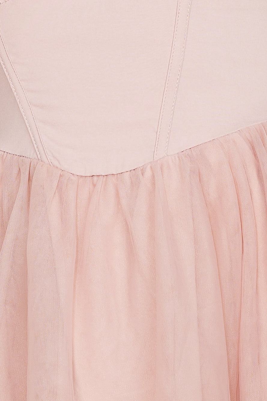 Dream Tulle Mini Dress Pink