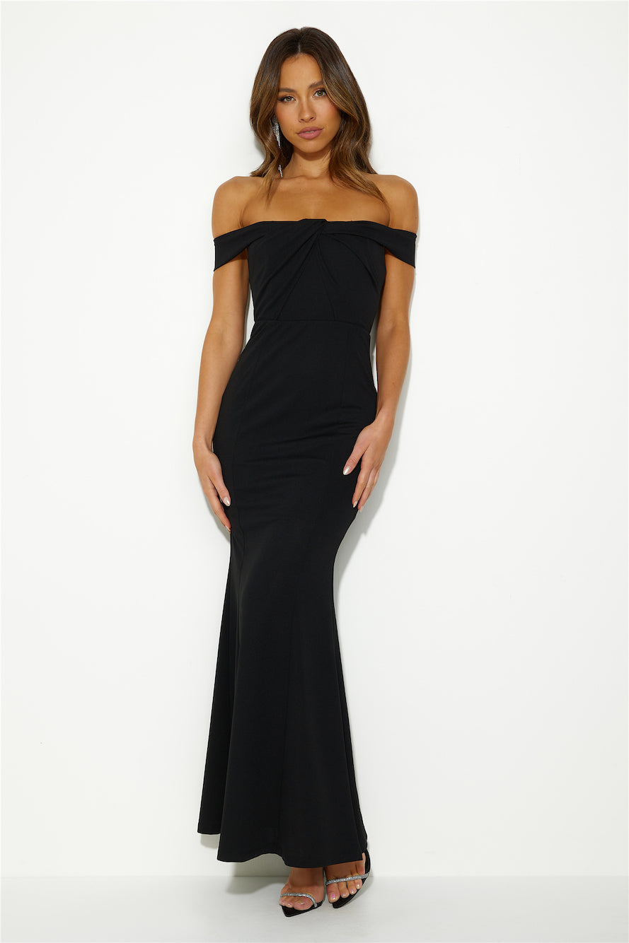 Love Is The Prize Maxi Dress Black