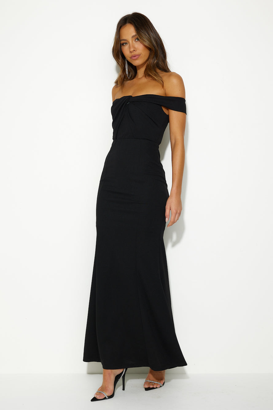 Love Is The Prize Maxi Dress Black
