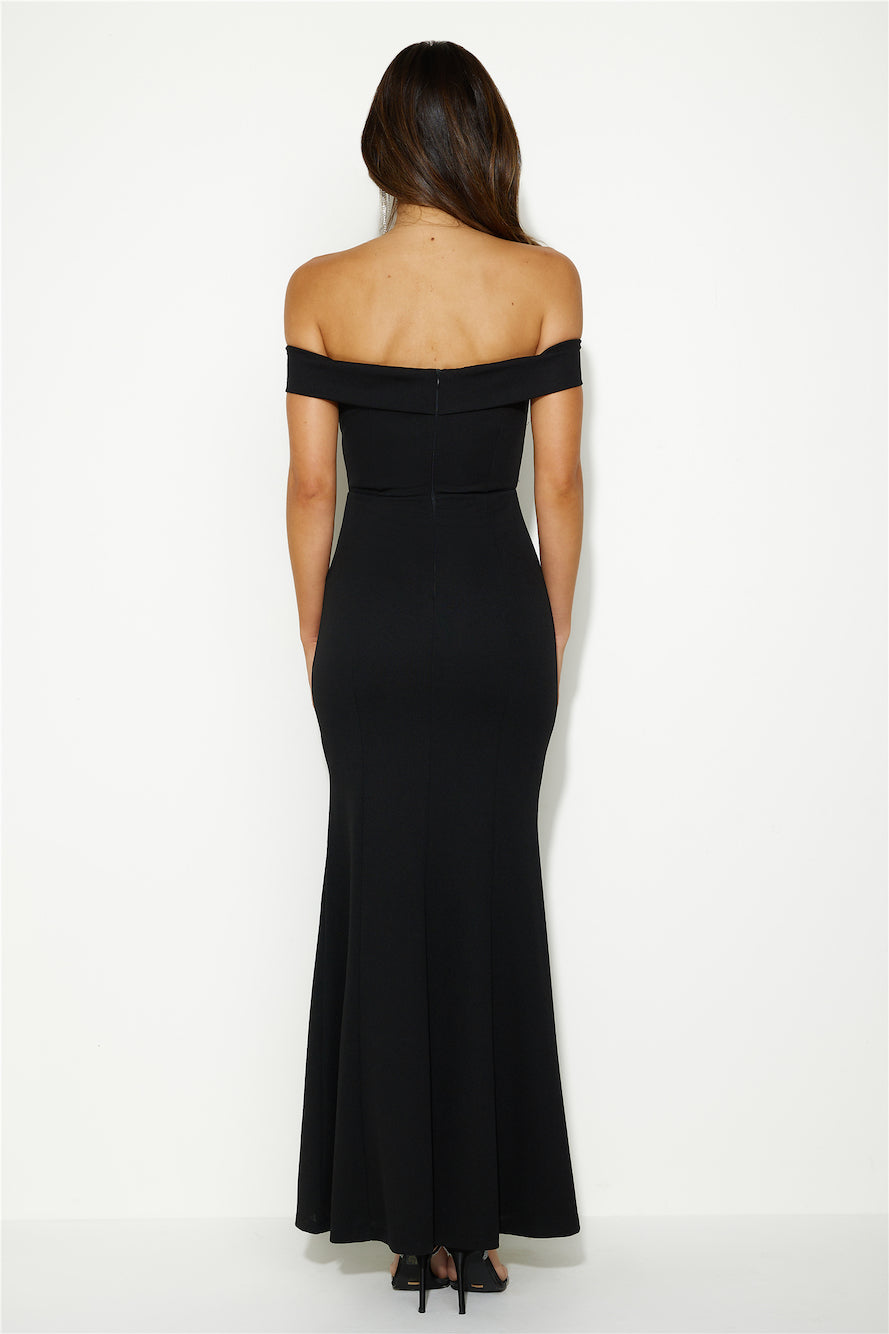 Love Is The Prize Maxi Dress Black