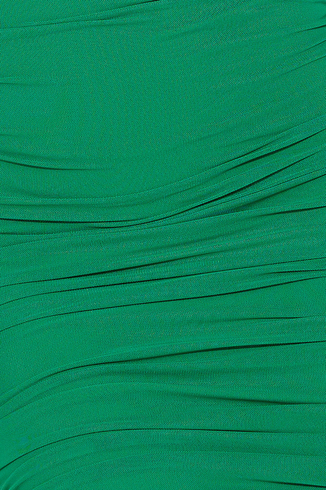 Capture Your Moment Mesh Mini Dress Green