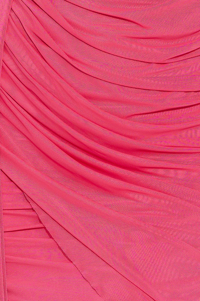 Making Her Move Mesh Mini Dress Pink