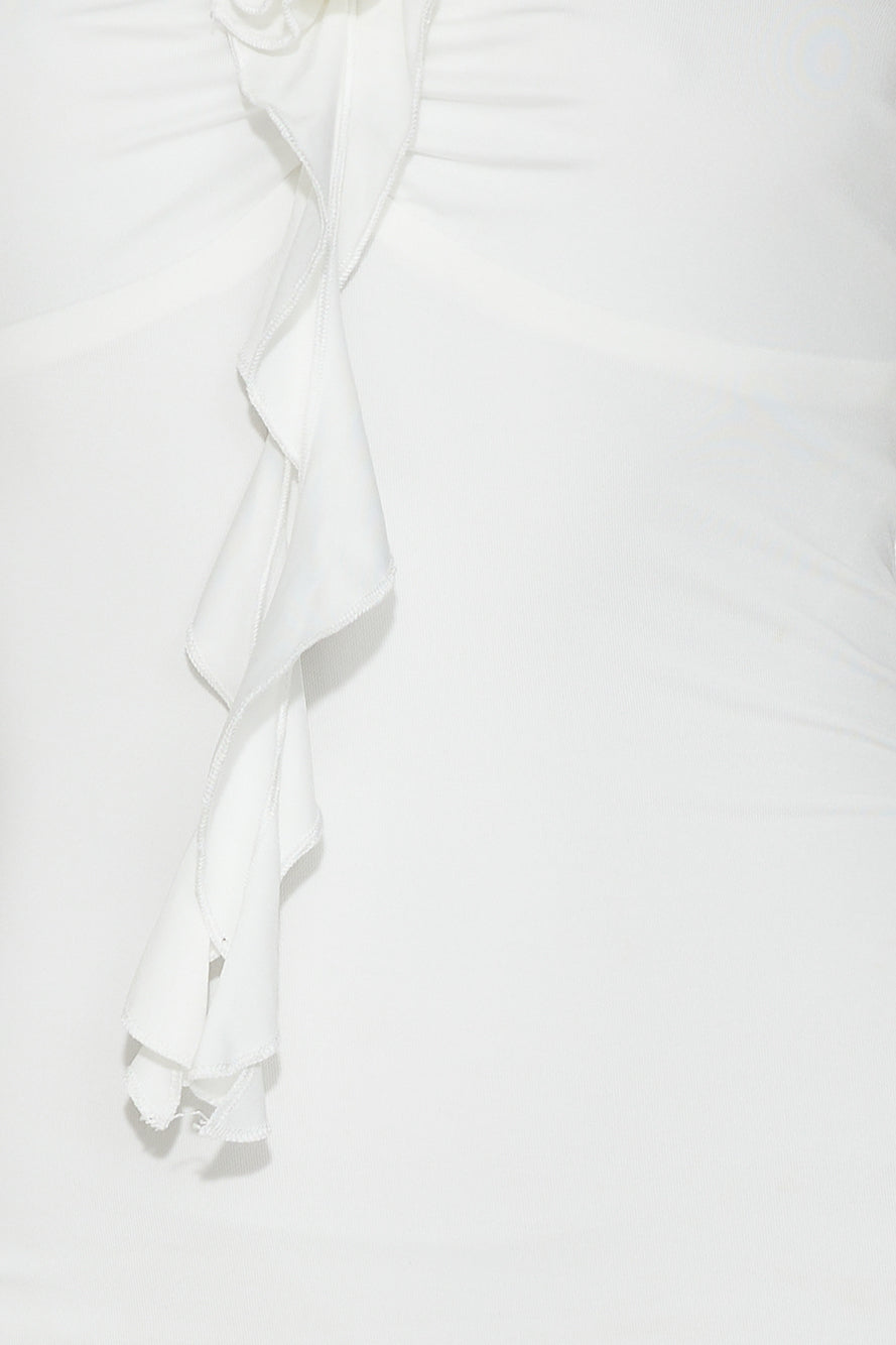 Fresh and Fierce Mini Dress White
